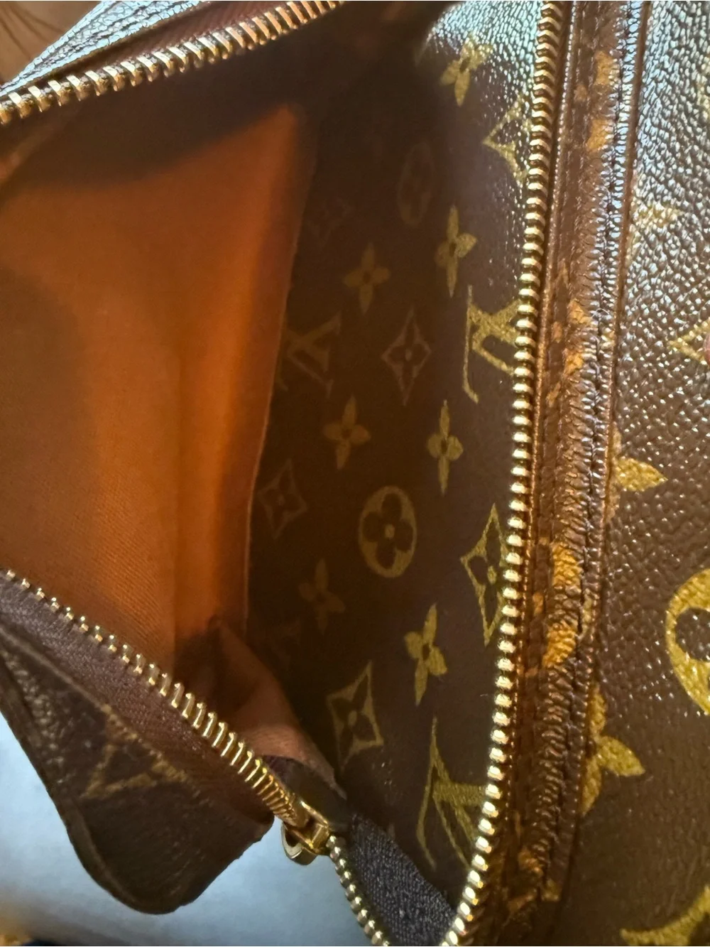 LOUIS VUITTON Monogram Canvas Montsouris GM Backpack Bag with COA and dust bag